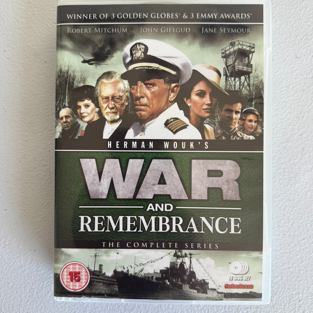 War and Remembrance Complete Series DVD 10 Disc Set Robert Mitchum Region All